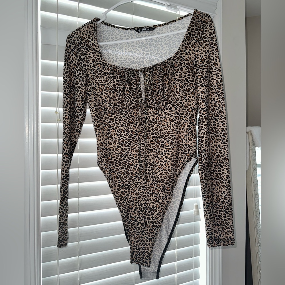 Shein cheeta bodysuit